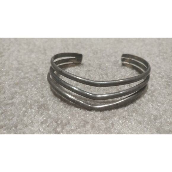 Sterling Silver 925 Adjustable Handmade Bracelet - Picture 4 of 6